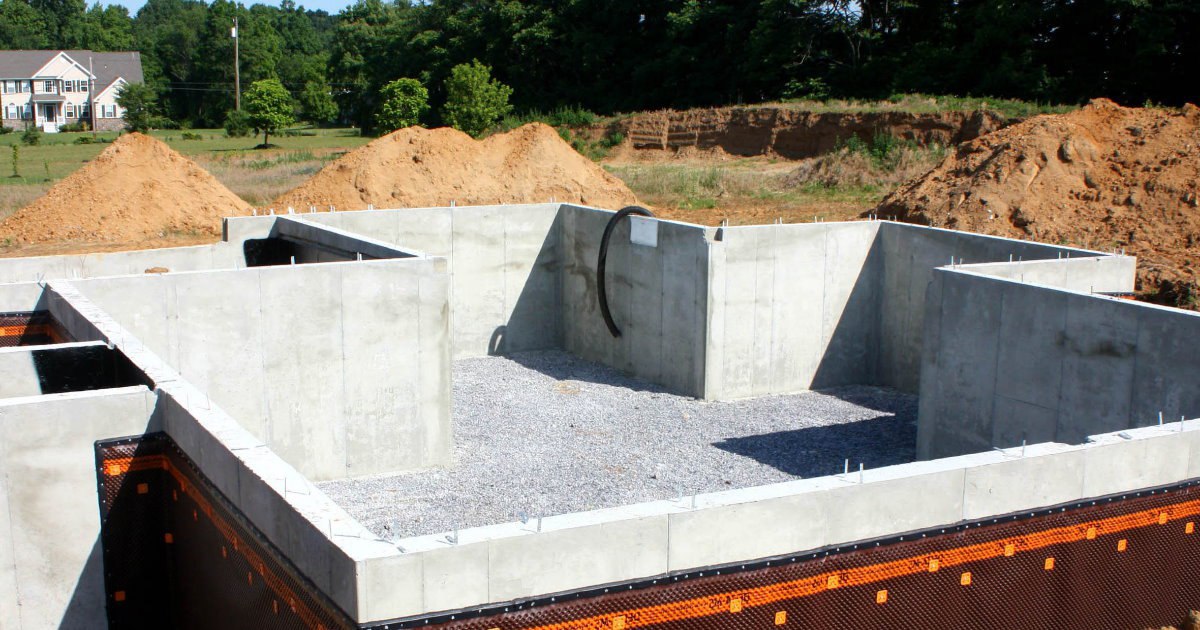 Заказать фундамент с подвалом Бор. Заказать под ключ цена от 3562 руб/м3